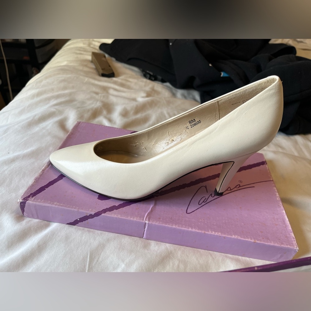 1980s Wedding Heels